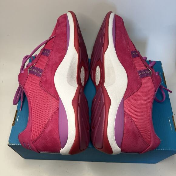 Dansko Shayla Suede Womens US 12.5-13 EU 43 Pink Lace Up Comfort Sneaker Fuchsia - Picture 8 of 11